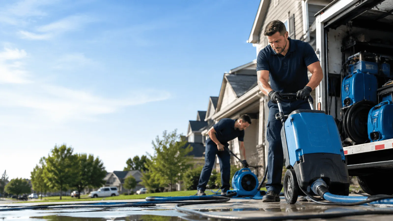 Dehumidification being performed in Lakemont, GA